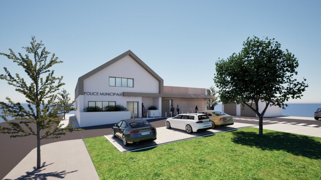 Construction d&rsquo;une salle du conseil, d&rsquo;un poste de police municipale et d&rsquo;un logement de service